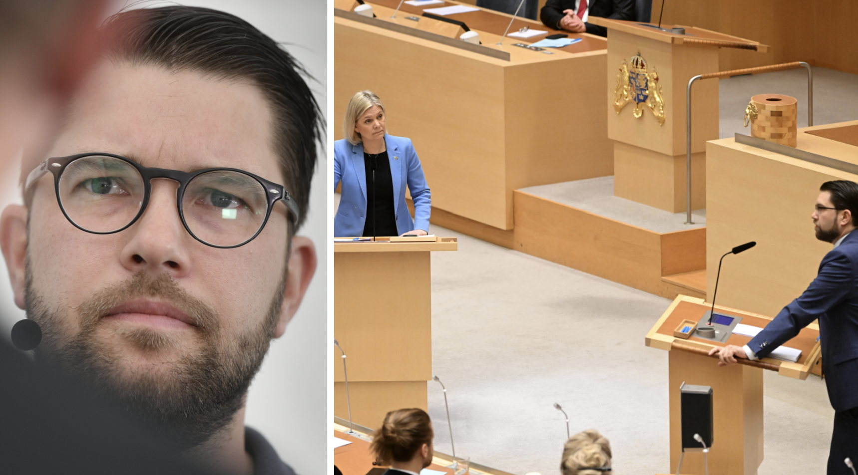 Sverigedemokraterna, Magdalena Andersson, Politik, Sverige, TT, Jimmie Åkesson